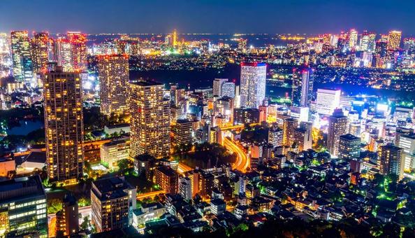 きらびやかな夜景 きらびやかな夜景の写真