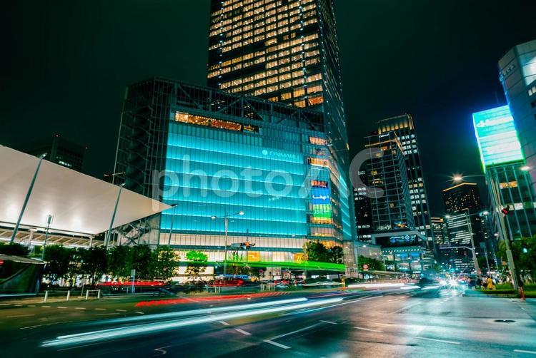 【東京】銀座駅周辺の街並み 東京駅,東京,高層ビルの写真素材