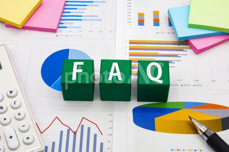 FAQと情報整理 faq,よくある質問,ビジネスの写真素材