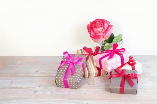 バレンタインデザイン バレンタイン,チョコレート,プレゼントの写真素材