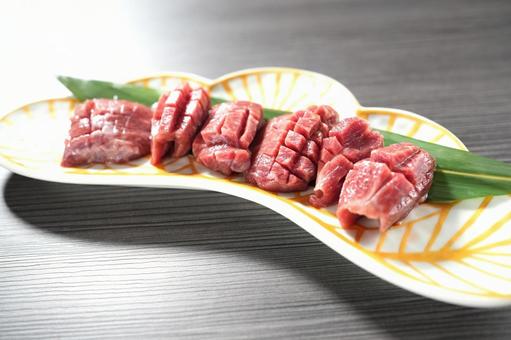 焼肉 和牛タン 牛タン マンゴーカット 焼肉,タン,タン塩の写真素材
