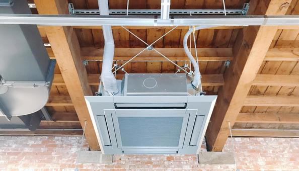 エアコン エアコン,天井エアコン,天井の写真素材