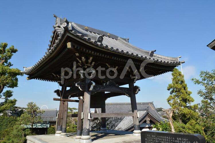 香林寺 鐘 香林寺,お寺,川崎市の写真素材