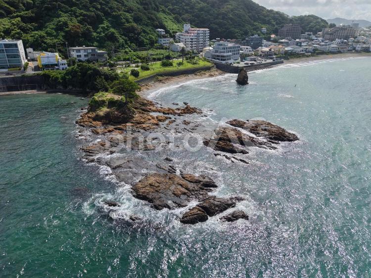 秋谷の立石・立石海岸 秋谷の立石,立石海岸,横須賀市の写真素材