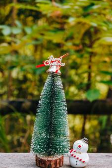僕のクリスマスツリーです 僕のクリスマスツリーです クリスマス,メリークリスマス,雪だるまの写真素材