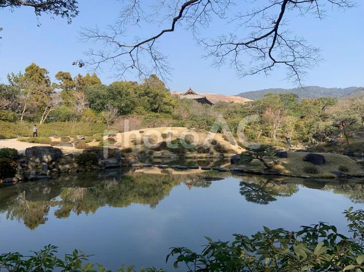 東大寺　依水園 日本,植物,観光地の写真素材