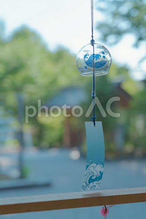 夏の風物詩　風鈴 風鈴,夏,風物詩の写真素材