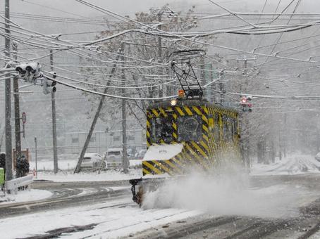 Photo, sapporo tramen, vehicle, winter weather, 