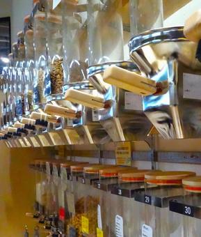 Photo, coffee, coffee beans, selling by weight, 