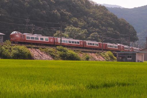 特急やくも 伯備線を行く 特急やくも 伯備線を行くの写真