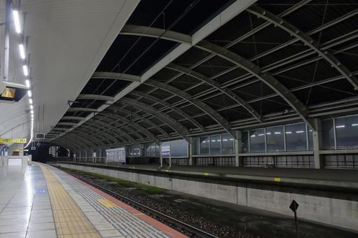 京成電鉄、千葉寺駅、ホーム 京成電鉄,京成線,千葉寺駅の写真素材