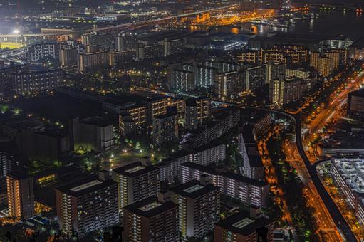 都市夜景 都市夜景 都市夜景,夜景,夜の写真素材