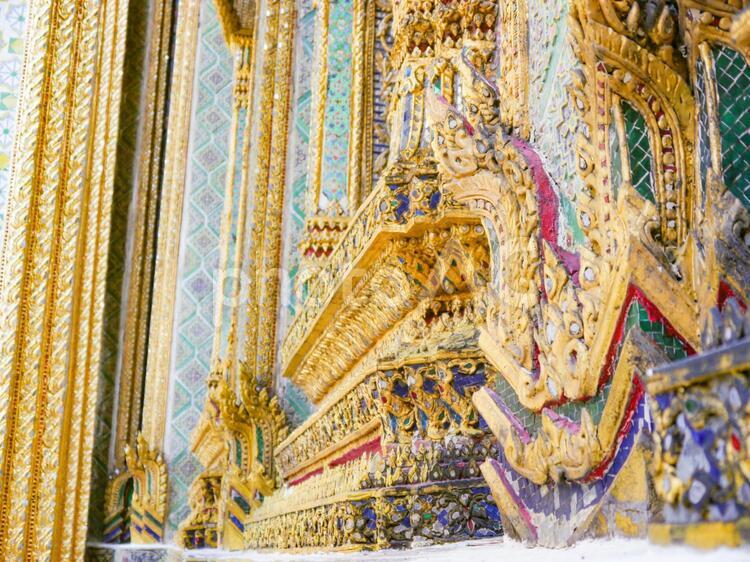 タイの王宮　寺院 タイ,タイ王国,バンコクの写真素材