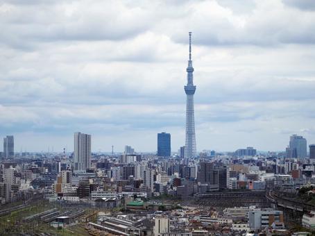 東京の街並み 東京の街並み 街並み,町並み,景観の写真素材