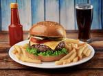 ハンバーガー_AS000020 ハンバーガー,フライドポテト,ファストフードの写真素材