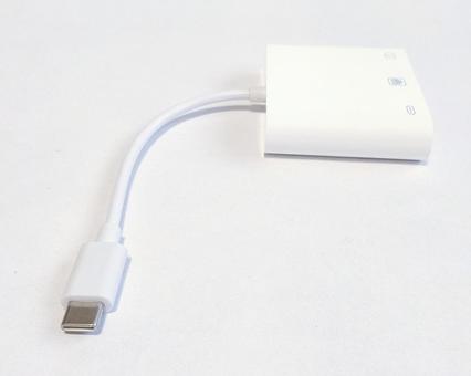 Photo, type ー c, conversion adapter, 3in1, 
