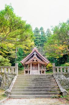 島根・奥出雲の稲田神社と紅葉 島根・奥出雲の稲田神社と紅葉の写真