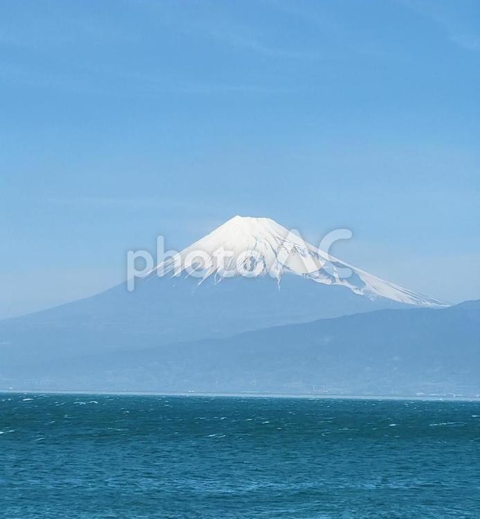 富士山と海 富士山,山,海の写真素材