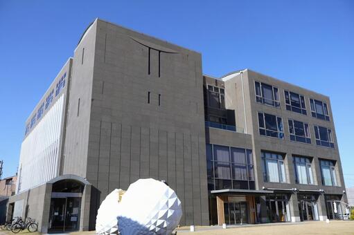 ならまちセンター・奈良市立中央図書館　 ならまちセンター,奈良市立中央図書館,市民文化ホールの写真素材