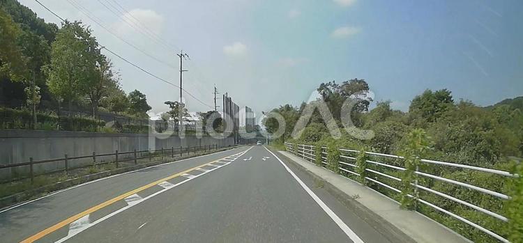 福岡県　田川  道路,車道,交通の写真素材