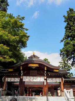 秋の高麗神社・御神門(埼玉県・日高市) 秋の高麗神社・御神門(埼玉県・日高市) 秋,高麗神社,御神門の写真素材