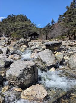 草津温泉　西の河原公園 草津温泉,西の河原,公園の写真素材