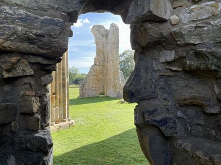Bayham abbey  bayham,イギリス,遺跡の写真素材