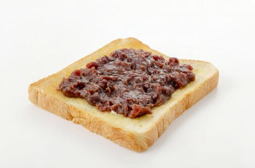 あんトースト あんトースト,小倉トースト,あずきの写真素材