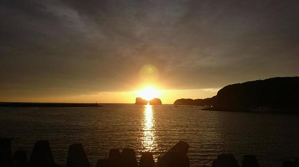 和歌山の夫婦岩 和歌山の夫婦岩の写真