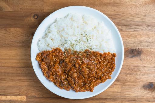 キーマカレー キーマカレー キーマカレー,カレー,ライスの写真素材