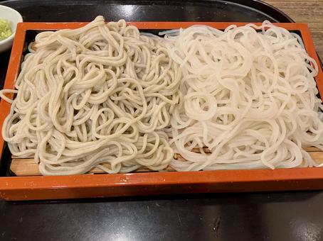 食べ物 そば 食べ物 そば 食べ物,そば,2色の写真素材
