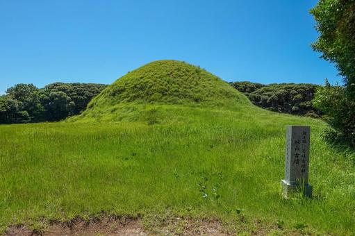【壱岐】双六古墳 【壱岐】双六古墳 双六古墳,古墳,壱岐の写真素材