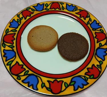 まんまるラング・ド・シャ2種 まんまるラング・ド・シャ2種 スイーツ,お菓子,甘味の写真素材