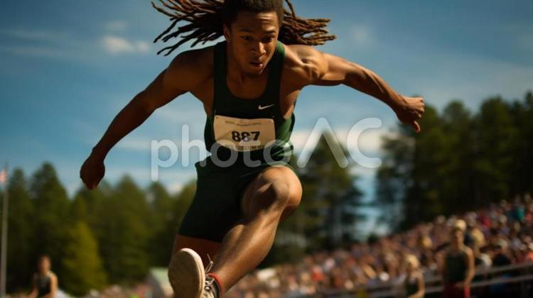 ハードルを跳ぶ選手 ハードル,陸上,選手の写真素材