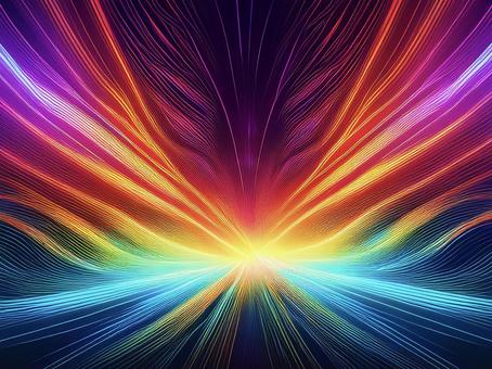 派手なグラデ_AS000008の写真