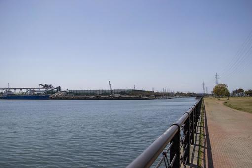 亀崎港 半田市 亀崎港,半田市,亀崎の写真素材