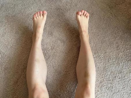 太いししゃも足の悩み 足,太い,ふくらはぎの写真素材