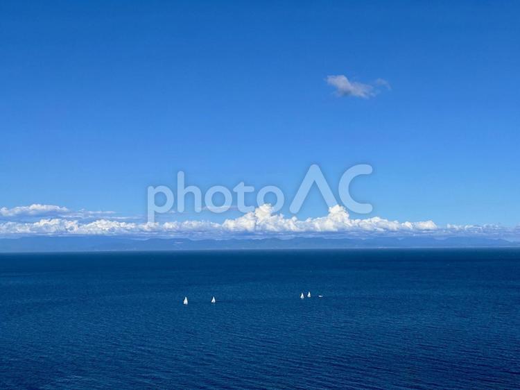 小樽ブルーの海 パノラマ展望台,小樽ブルー,海の写真素材