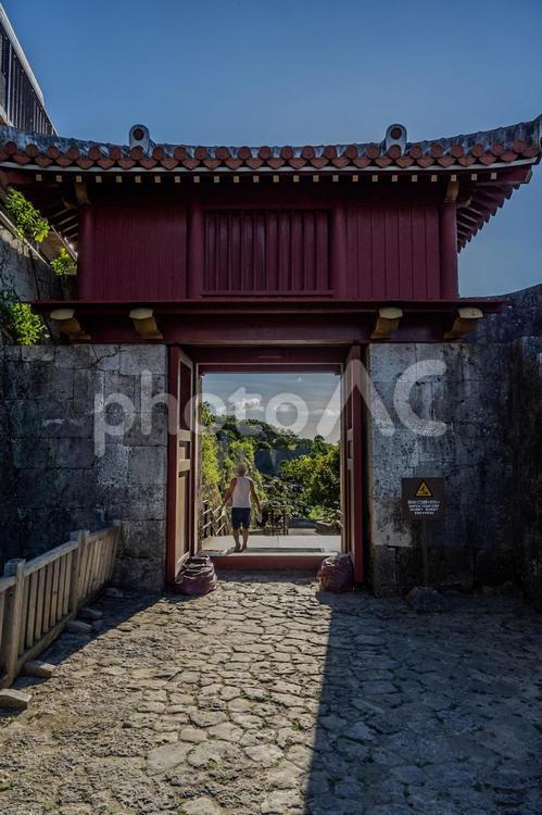 首里城周辺の景色2024年 首里城,沖縄県,名護市の写真素材
