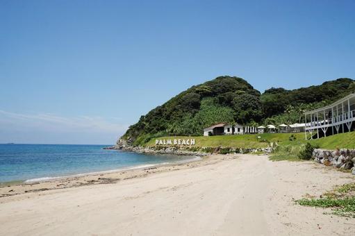 福岡 糸島 パームビーチ1 福岡 糸島 パームビーチ1 糸島パームビーチ,海水浴場,海の見えるカフェの写真素材