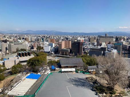 熊本城 熊本城 熊本,熊本城,景色の写真素材