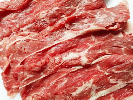 国産牛肉肩ロースうす切り 国産牛肉肩ロースうす切りの写真