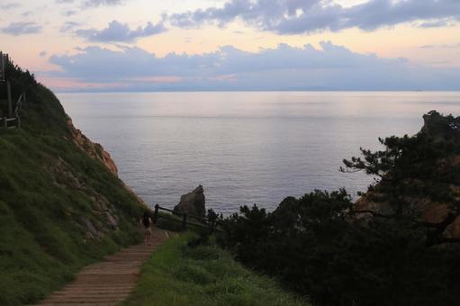 Evening view from Koganezaki Park, JPG