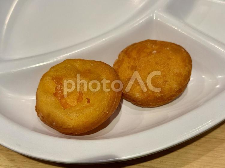 中華バイキングの揚げ芋餅 いももち,揚げ物,揚げ芋餅の写真素材