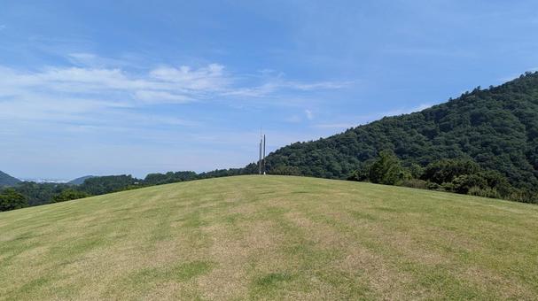 愛川公園と青空 愛川公園と青空の写真