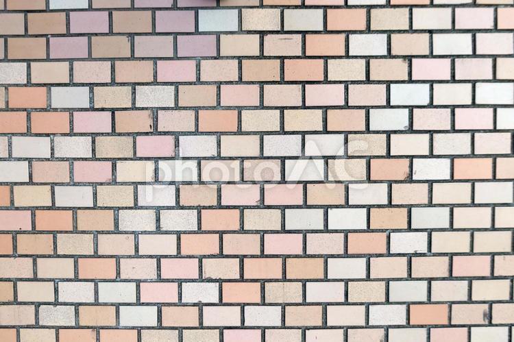 レンガタイルのイメージ（テクスチャ） テクスチャ,レンガ,タイルの写真素材