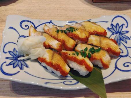 Eel nigiri sushi, JPG Eel nigiri sushi, JPG