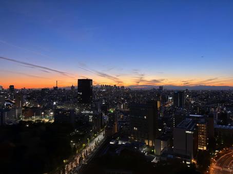 東京の街並み 東京の街並み 街並み,町並み,景観の写真素材