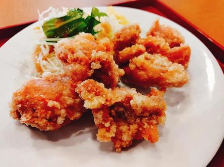 からあげ からあげ,揚げ物,鶏肉の写真素材