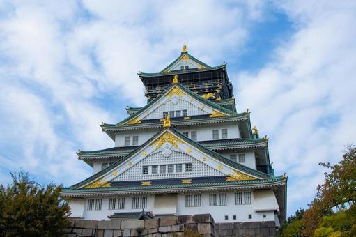 大阪城 大阪城,天守閣,大阪府の写真素材
